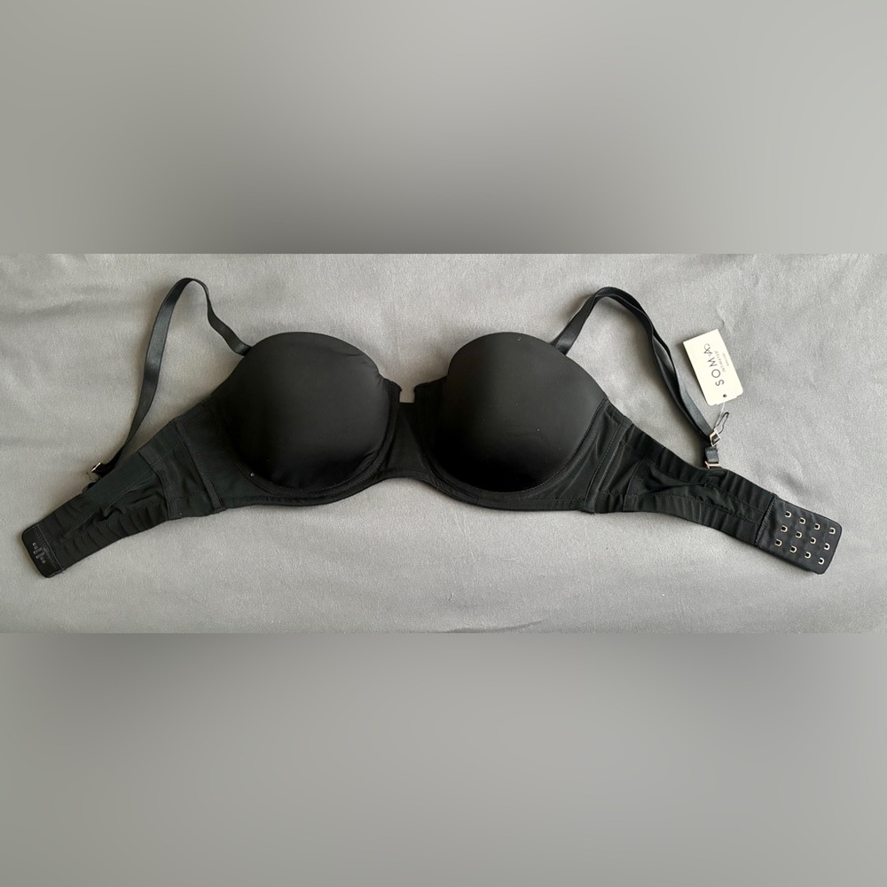 Soma TellTale The Creator 34D Strapless Bra in Black